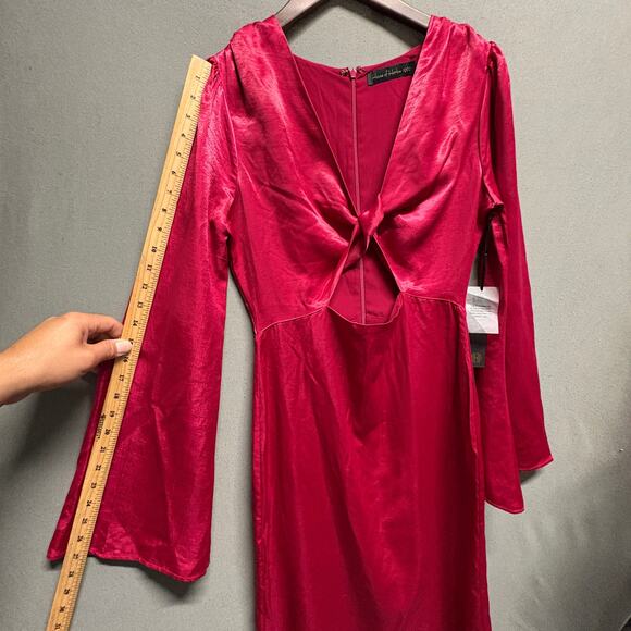 House of Harlow 1960 ROBE MI-LONGUE MARTINI Maxi Dress‎ Size XS Red Women's - Picture 12 of 16